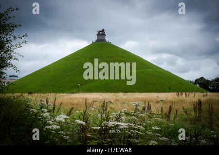 Löwenhügel, Schlachtfeld von Waterloo, Belgien Stockfoto