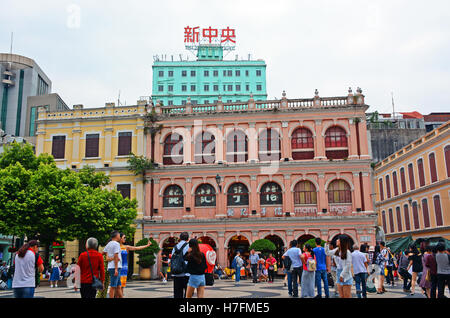 Senatsplatz Macau China Stockfoto