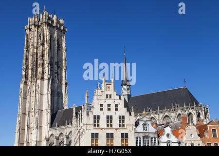 Saint Rumbold Kathedrale in Mechelen, Belgien. Stockfoto