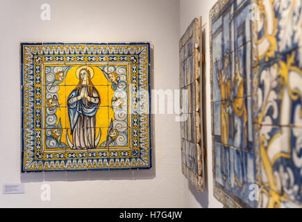 Museu Nacional do Azulejo, National Museum Azulejo-Fliesen in Lissabon (Lisboa), Portugal, Europa Stockfoto