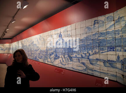 Museu Nacional do Azulejo, National Museum Azulejo-Fliesen in Lissabon (Lisboa), Portugal, Europa Stockfoto