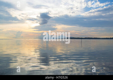 Sonnenuntergang auf Gili air Stockfoto