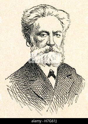 Rudolf Christoph Eucken, 1846 – 1926. Deutscher Philosoph, Gewinner des Nobelpreises für Literatur 1908. Stockfoto