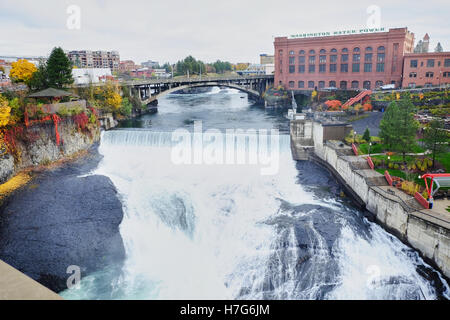 Washington-Wasserkraftwerk - Avista Stockfoto