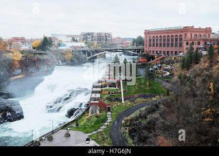 Washington-Wasserkraftwerk - Avista Stockfoto