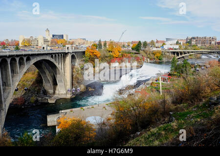 Washington-Wasserkraftwerk - Avista Stockfoto