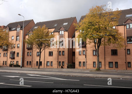 17. Oktober 2016, Wohnungen und Appartements in Newport Road in Cardiff, Südwales Stockfoto