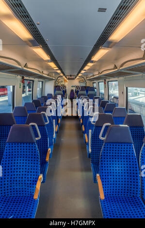 Deutsche Bahn-Interieur Stockfoto