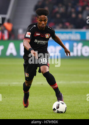 BayArena Leverkusen Deutschland. 5. November 2016. 1. Fußball Bundesliga Saison 2016/17 matchday10, Bayer 04 Leverkusen Vs Darmstadt 98---Wendell (Leverkusen) Credit: Kolvenbach/Alamy Live-Nachrichten Stockfoto