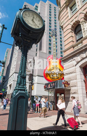 Hard Rock Cafe, Innenstadt, Philadelphia, Pennsylvania, USA Stockfoto