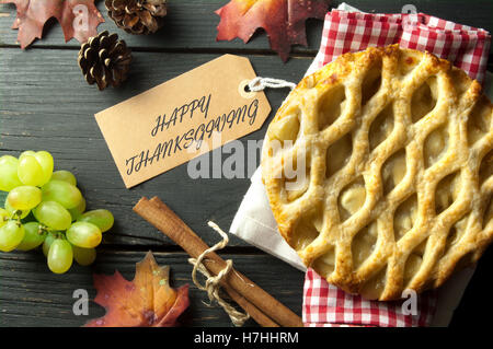 Thanksgiving-Etikett, label Stockfoto