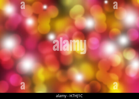Bunte abstrakte Bokeh Hintergrund für jeden Anlass. Stockfoto