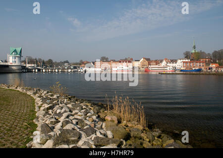 Kappeln am Fluss Schlei, Schleswig-Holstein Stockfoto