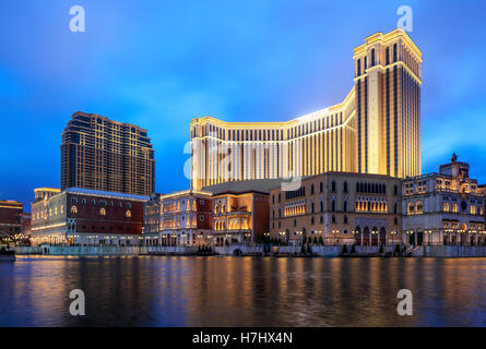 Das Venetian Hotel and Casino in Cotai, Macao. Stockfoto