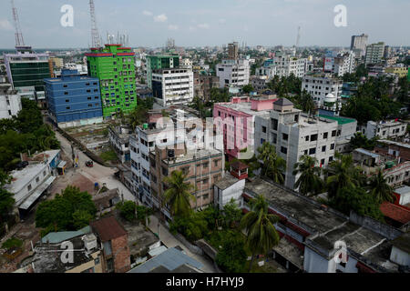 Blick auf Dhaka, Bangladesch Stockfoto