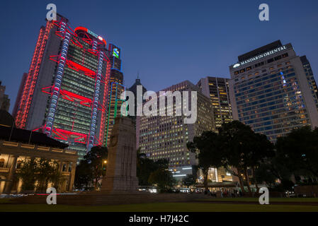 Zentralen Finanzviertel, Hongkong, China. Stockfoto