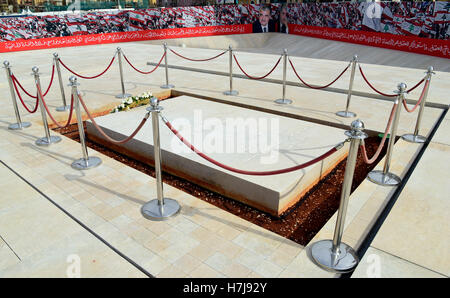 Grab des getöteten ehemaligen libanesischen Ministerpräsidenten Rafiq Hariri (1944 – 2005), Innenstadt, Beirut, Libanon. Stockfoto