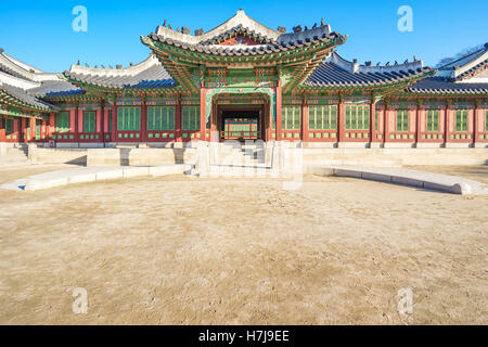 Changdeokgung Palast in Seoul. Stockfoto