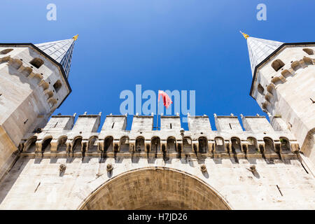 Stadtplänen von Istanbul. Topkapi-Palast aus XV Jahrhundert auf die Liste des Unesco Weltkulturerbes. Stockfoto