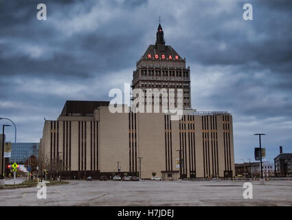 5. November 2016. Exterieur der Hauptsitz des Unternehmens Eastman Kodak in Rochester. Schuss aus öffentlichen Straße Stockfoto