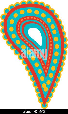 Diwali. Indian Festival Symbol auf weißem Hintergrund. farbenfrohes Design. Vektor-illustration Stock Vektor