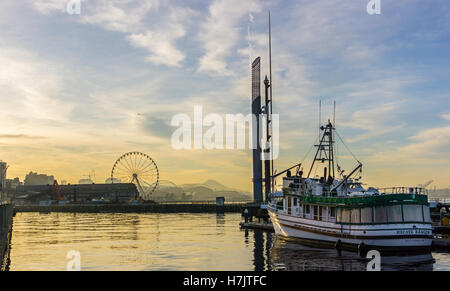 Bell Harbor Marina - Seattle, Washington Stockfoto