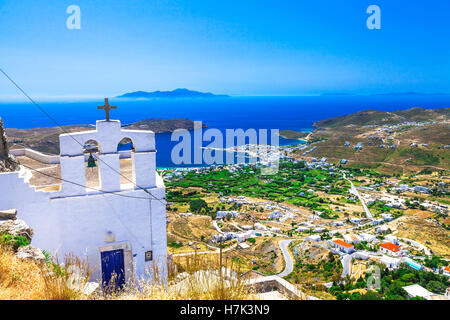 authentische Tradirtional griechischen Insel Serifos. Cyclades Stockfoto
