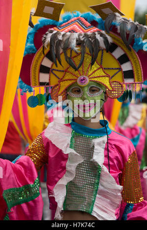 Masskara Festival 2016, Bacolod City, Philippinen Stockfoto