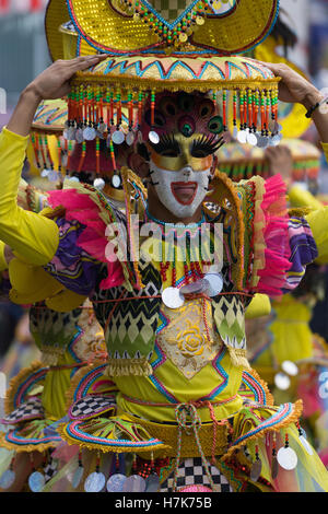 Masskara Festival 2016, Bacolod City, Philippinen Stockfoto