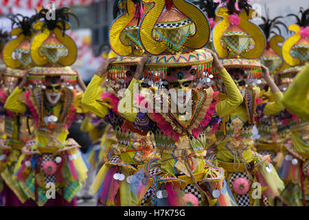 Masskara Festival 2016, Bacolod City, Philippinen Stockfoto