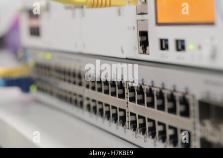 IT-Ingenieur Netzwerk Testserver Stockfoto