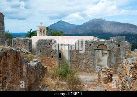 Griechenland, Kreta, Kloster Moni Halepas Stockfoto