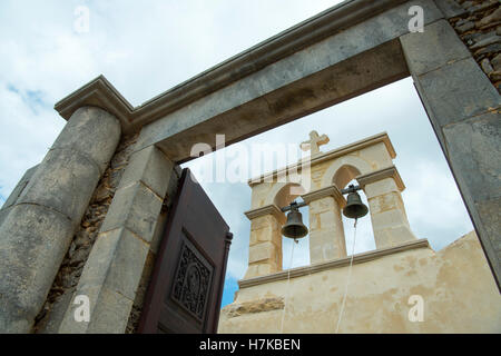 Griechenland, Kreta, Kloster Moni Halepas Stockfoto