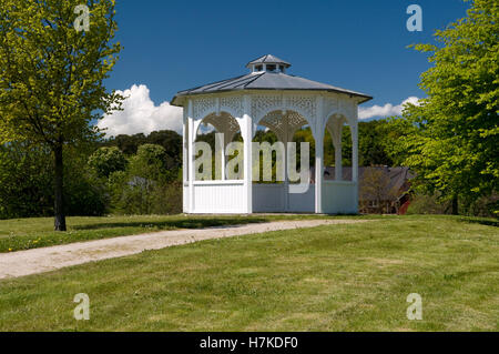 Pavillon im Seepark, Ostsee resort Stadt von Sellin, Insel Rügen, Mecklenburg-Vorpommern Stockfoto