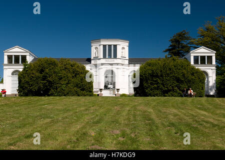 Orangerie im Schlossgarten von Putbus, Insel Rügen, Mecklenburg-Vorpommern Stockfoto