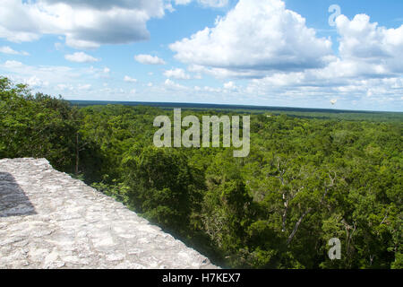 Calakmul von Maya-Schritte Stockfoto