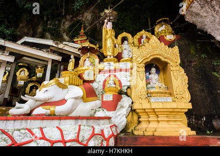 Hnee Pagode In Der Höhle In Kalaw, Birma Stockfoto