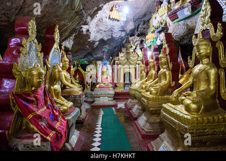 Hnee Pagode In Der Höhle In Kalaw, Birma Stockfoto