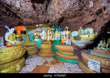 Hnee Pagode In Der Höhle In Kalaw, Birma Stockfoto