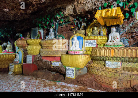 Hnee Pagode In Der Höhle In Kalaw, Birma Stockfoto