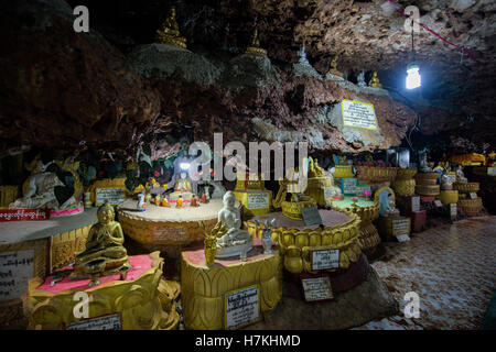 Hnee Pagode In Der Höhle In Kalaw, Birma Stockfoto