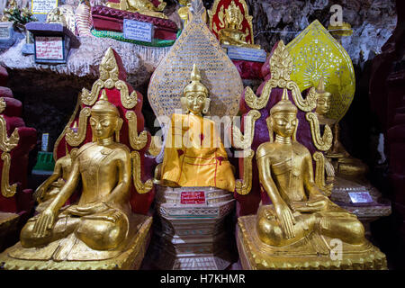 Hnee Pagode In Der Höhle In Kalaw, Birma Stockfoto