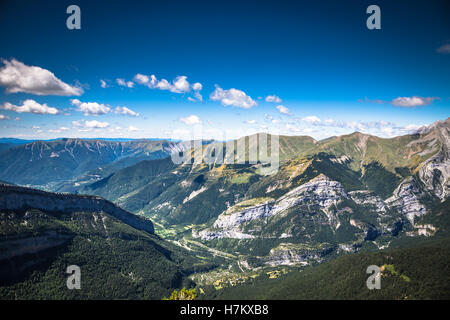 Canyon im Ordesa Nationalpark, Pyrenäen, Huesca, Aragon, Spanien Stockfoto