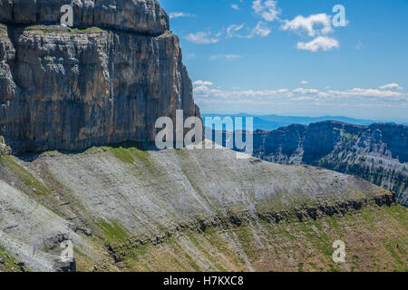 "Faja de Las Flores, Ordesa y Monte Perdido Nationalpark, Spanien Stockfoto