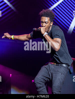 Los Angeles, USA. 5. November 2016. Rapper Desiigner führt bei der echten Show 2016 präsentiert von Real 92,3 im Forum in Los Angeles, Ca © The Foto Zugang/Alamy Live News Stockfoto