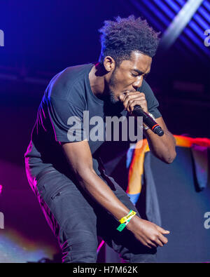 Los Angeles, USA. 5. November 2016. Rapper Desiigner führt bei der echten Show 2016 präsentiert von Real 92,3 im Forum in Los Angeles, Ca © The Foto Zugang/Alamy Live News Stockfoto