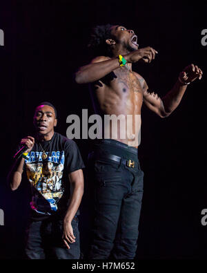 Los Angeles, USA. 5. November 2016. Rapper Desiigner führt bei der echten Show 2016 präsentiert von Real 92,3 im Forum in Los Angeles, Ca © The Foto Zugang/Alamy Live News Stockfoto