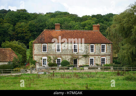 Selborne Priory Farm im Süden Downs National Park Stockfoto