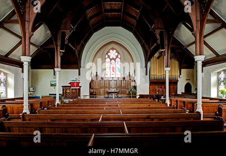 Das Kirchenschiff der Wesley Memorial Chapel, Epworth, North Lincolnshire, England UK Stockfoto