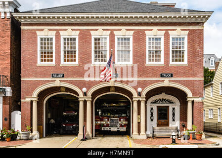 Bahnhof 51, Alexandria Feuerwehr, 317 Prince Street, Alexandria, Virginia Stockfoto